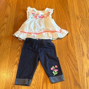 Little Lass Baby Girl Summer Outfit | 18 Months | 2-Piece Set